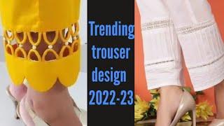 latest trouser design 2022-23 #eid #fashion #short #casualdress #2022 #trousersdesign #trending