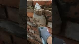 A Few Brick Slots #bricklaying #youtube #youtubeshorts