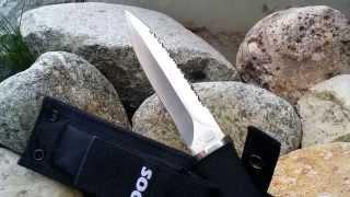 SOG Pentagon Knife S14 with Nylon Sheath - video demo