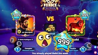 8 ball pool WALID vs ME  - trickshots - epic game