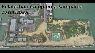 PELABUHAN CAMPLONG SAMPANG DARI UDARA