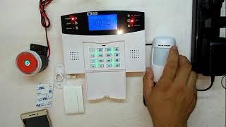 Wireless GSM SMS Home Burglar Security Alarm System