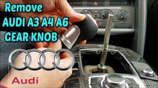 How to Remove AUDI A3 A4 A6 GEAR KNOB