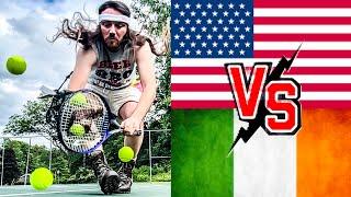 Irish Man VS American Girl Tennis Match