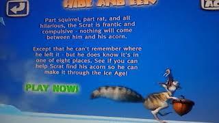 Ice Age Is Hide And Eek To Game