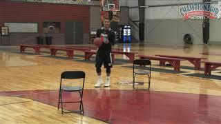 Basketball Finishing Drill Two Chair Crossover Pro-Hop & Spin