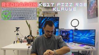 TÜRKİYEDE EN UYGUN FİYATLI MODLANABİLİR KLAVYE  - Redragon Fizz K617 RGB Mekanik Klavye #keyboard