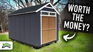 Full Shed Kit Build  8 ft x 12 ft DIY Storage Shed