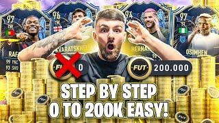 How to Make 200k Coins FAST? FIFA 23 BEST SNIPING FILTERS *step by step 0-200k*