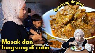 MASAK RENDANG UNTUK AWAL RAMADHAN  Alsel minta di buatin rendang juga