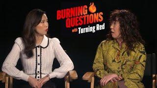 Turning Red Stars Rosalie Chiang & Sandra Oh Answer Burning Questions