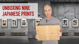 Unboxing 9 Japanese Prints From Auction