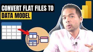 How to convert Flat Files to BEAUTIFUL Data Models + Best Practices  Beginners Guide to Power BI