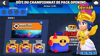 DÉFI avec EQWAAK CHAMPIONNAT PACK OPENING MÉGA BOITE BRAWL STARS et MrGhoStar