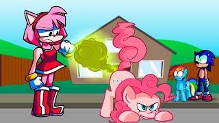 Amy VS Pinkie Pie - Blockhead but... its deadly farting