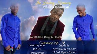 Funeral service for the late Odane Dennison