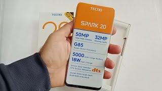 Unboxing Tecno Spark 20 8256GB REVIEW TEST CAMERA fiche technique price
