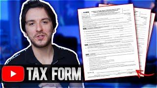 How To Fill Out YouTubes New Adsense Tax Form - Tutorial