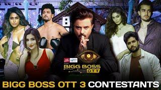 Bigg Boss OTT 3 Confirmed Contestants List  bigg boss ott 2024