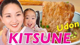 Kitsune Udon  Fried Tofu  Japanese food recipe