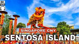 8K - Sentosa CNY Auspicious Lion Dance  Singapore Chinese New Year 2024