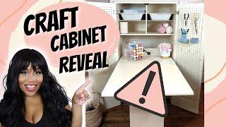 CRAFT CABINET TOUR┃DIY DREAM BOX┃STORAGE SOLUTIONS FOR SMALL SPACES