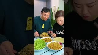 Funny Husband and Wife Yummy Food Eating Challenge 