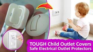 IT WORKS Baby Proofing Outlet Covers. Electric Outlet Plug Covers. Child Outlet Protectors