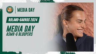 Media day ASMR-G Bloopers  Roland-Garros 2024