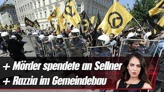 Mörder spendete an Sellner ++ Razzia im Gemeindebau  krone.at NEWS