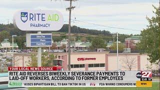 Rite Aid suddenly reverses severance payments