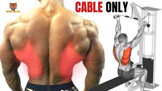 5 BEST BACK EXERCISES AT GYM  WITH CABLE ONLY