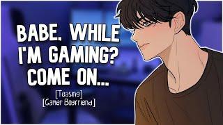 SPICY Relaxing Your Gamer Boyfriend Under the Desk Boyfriend ASMR Roleplay