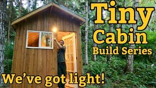Tiny home mini cabin build part 4 #tinyhouse #minihouse #offgrid