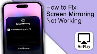 How to Fix Screen Mirroring iPhone to TV Not Working 2023