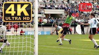 Argentina - Cameroon WORLD CUP 1990  4K ULTRA HD 60 fps 