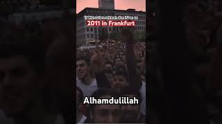 17 Menschen konvertieren zum Islam  2011 in Frankfurt PIERRE VOGEL Abu Hamza