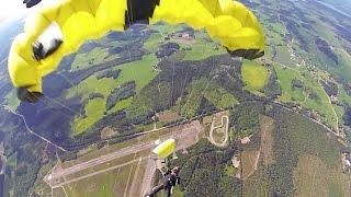 Friday Freakout Skydiver Avoids Deadly Collision With Parachute In Freefall