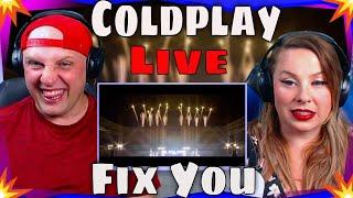 Reaction to Coldplay - Fix You Live In São Paulo  THE WOLF HUNTERZ REACTIONS