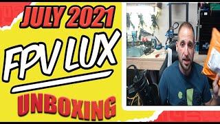 FPV LUX - July 2021 Unboxing - FPV T-Shirt Subscription & More