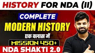 NDA History Modern History  NDA Shakti 2.0 2024