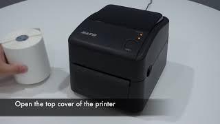 WS4 Printer DT Model - Media Loading