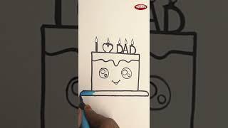 How to Draw a Cake step by step for kids I Simple and Easy Drawing  Drawing Tutorial