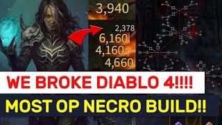 Diablo 4 MOST BROKEN Necromancer UNKILLABLE Build