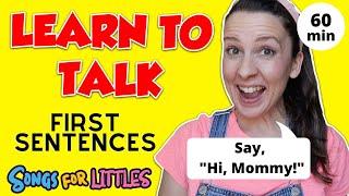 First Sentences for Toddlers  Learn to Talk  Toddler Speech Delay  Speech Practice Video English