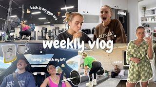 weekly vlog  back in my gym era  moving in with my bf ️ organising  adulting  conagh kathleen