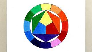 Color Wheel  Color Wheel Design  How to draw Color Wheel Circle  The Color Circle  Learn & Art