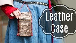 Making a 15th Century Leather Case