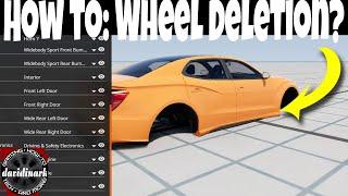 BeamNG Drive Tutorial Wheels Deletion Modded Parts etc - How to play BeamNG Drive