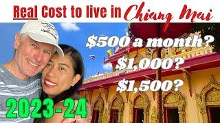 The cost of living in Chiang Mai Thailand 2023 - 2024. Retire in Thailand affordably.